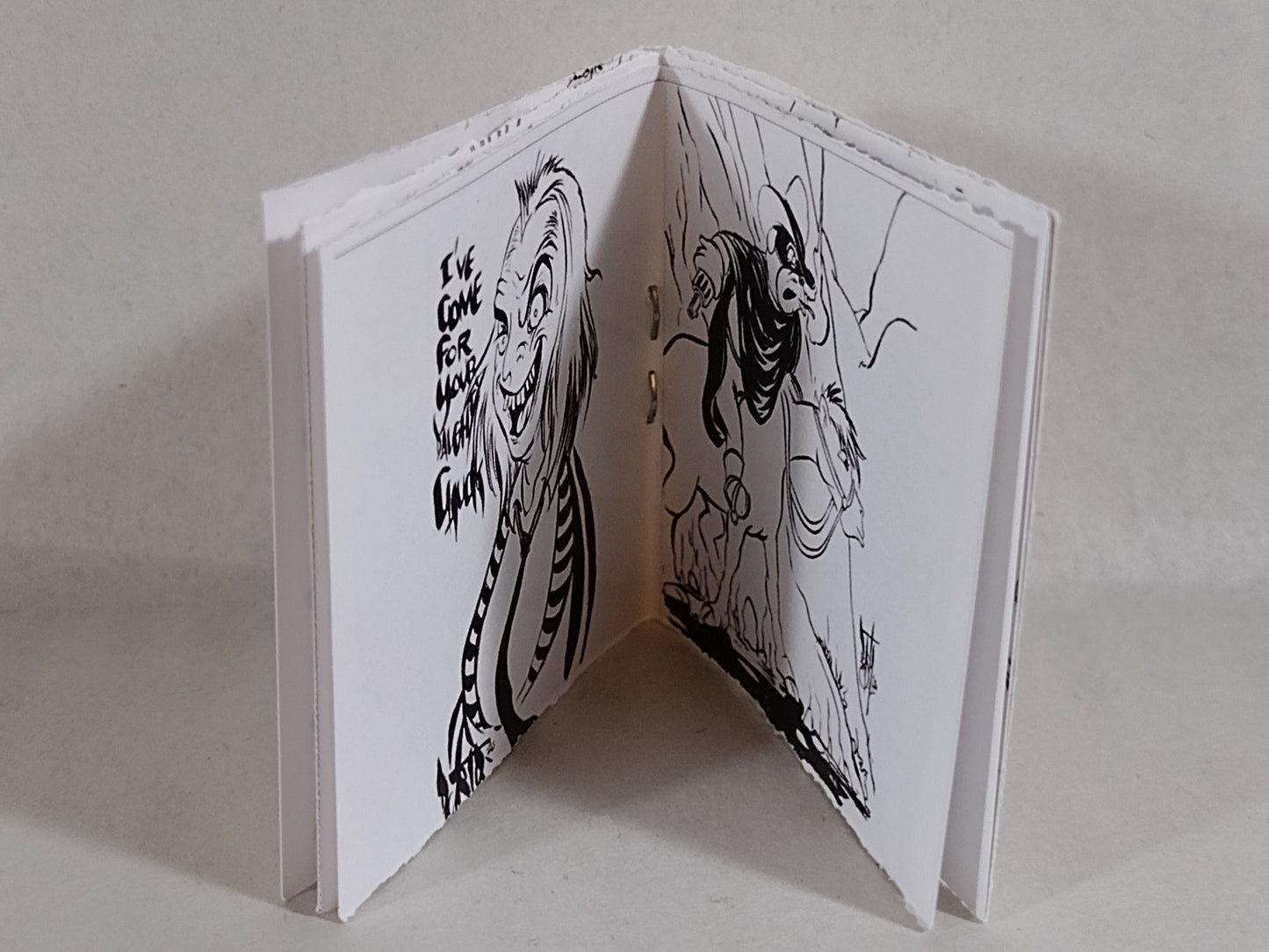Cartoons By Dave Castr (2023) American Retro Graphics Mini Artbook 2 X 2" Signed