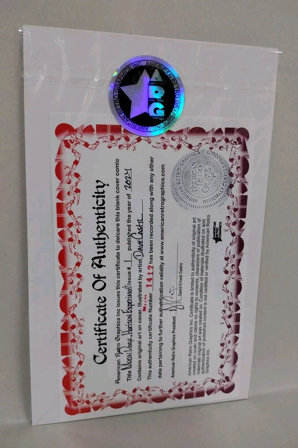 Moon Dogs 1 Horizon Experiment Image Comic Sketch Variant W Original DCastr Art