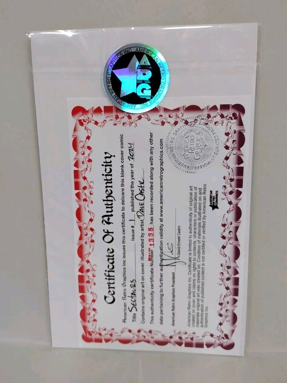 SECTAURS #1 (2024) Oni Nacelle Sketch Cover Variant Comic W Original DCastr Art