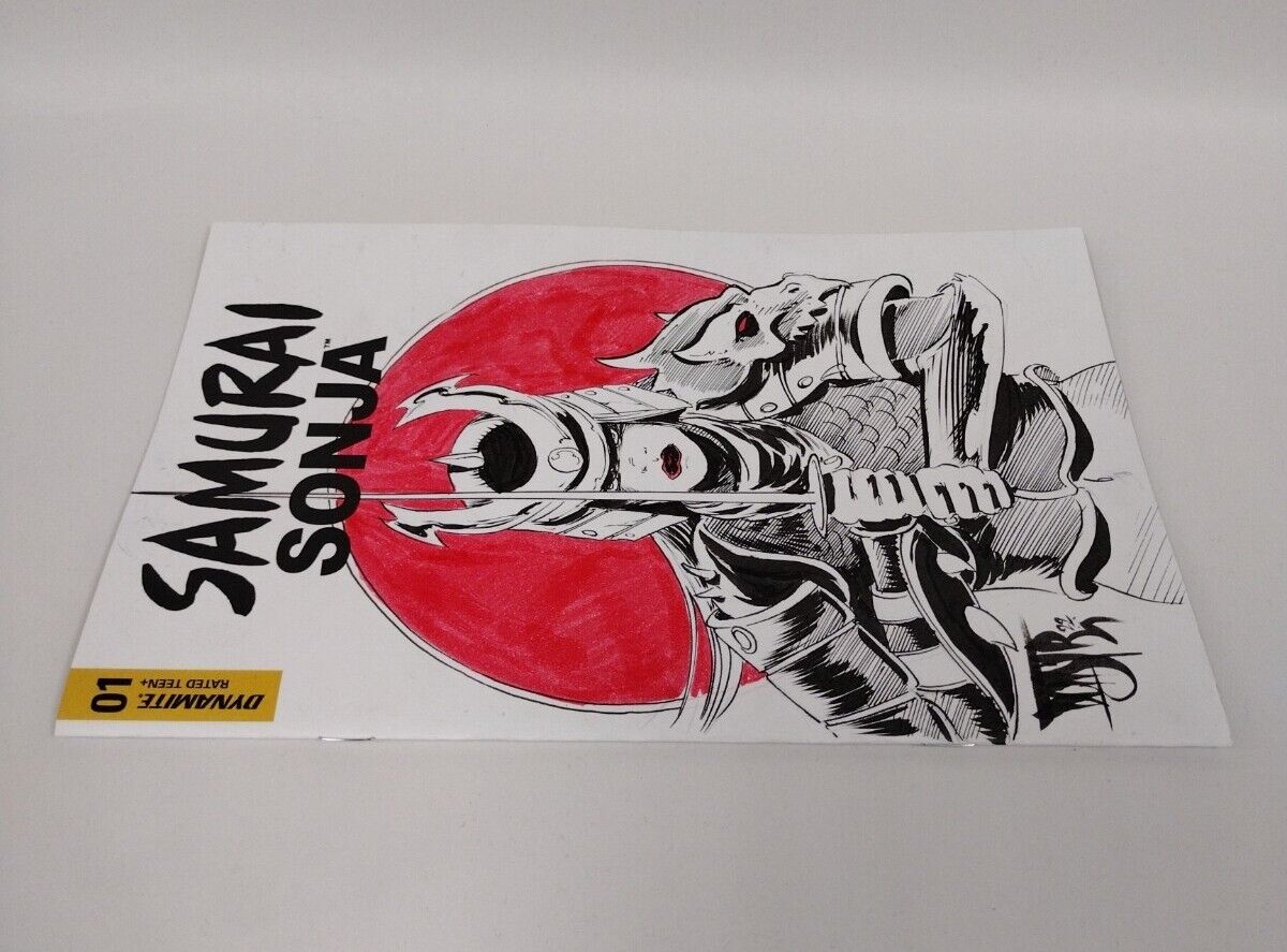 Samurai Sonja #1 (2022) Blank Cover Comic w Original SAMURAI SONJA Art Dcastr