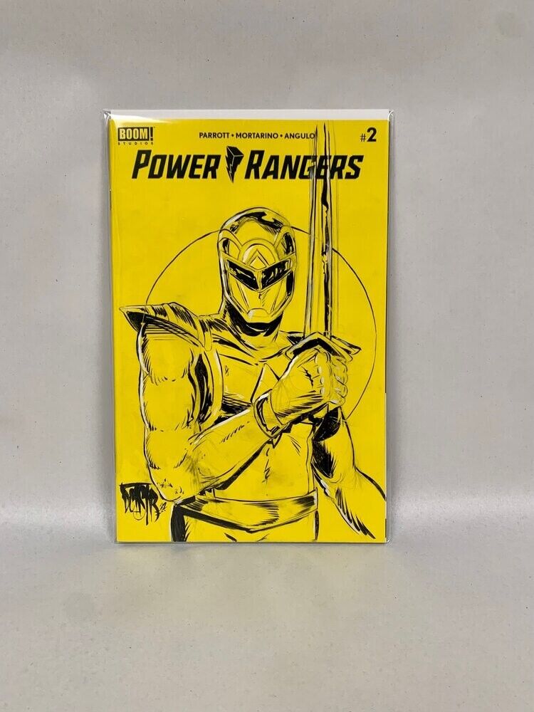 Power Rangers #2 Blank Cover Comic ( 2020) w Original Red Ranger Art DCastr