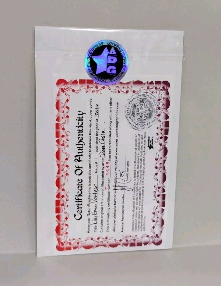 DCastr My Emo Vortex #1 Blank Cover Artbook w Original Bugs Bunny & Hazel Art