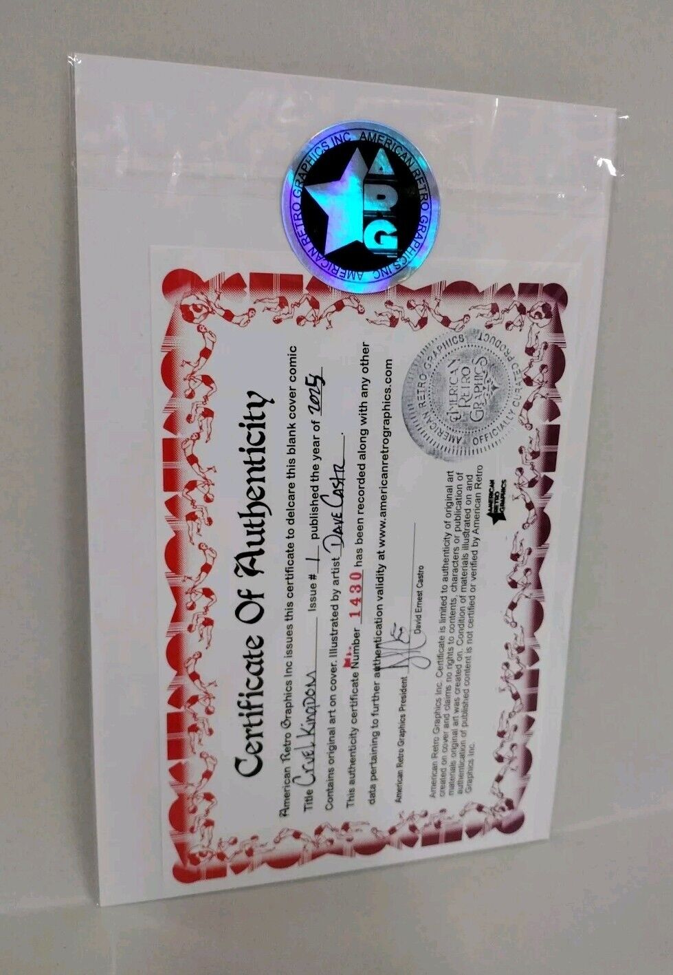 Cruel Kingdom #1 (2024) Oni EC Comic Sketch Cover Variant W Original DCastr Art