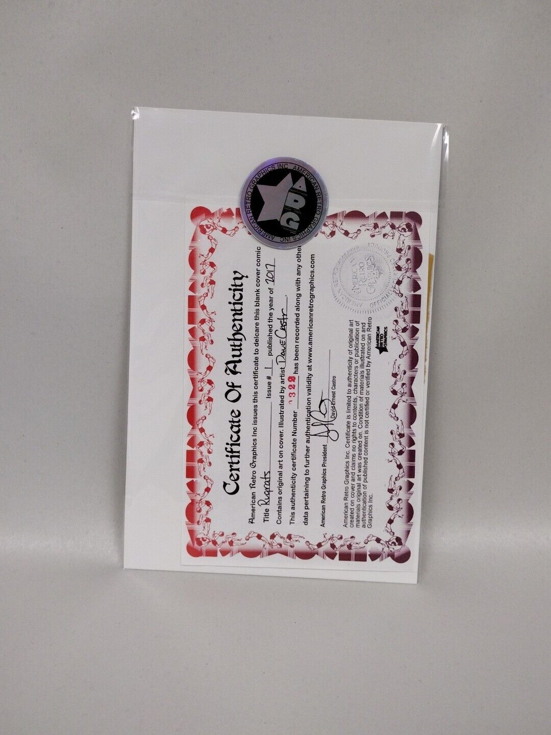 RUGRATS #1 (2017 ) Blank Cover Comic W Original Dcastr Art COA #322