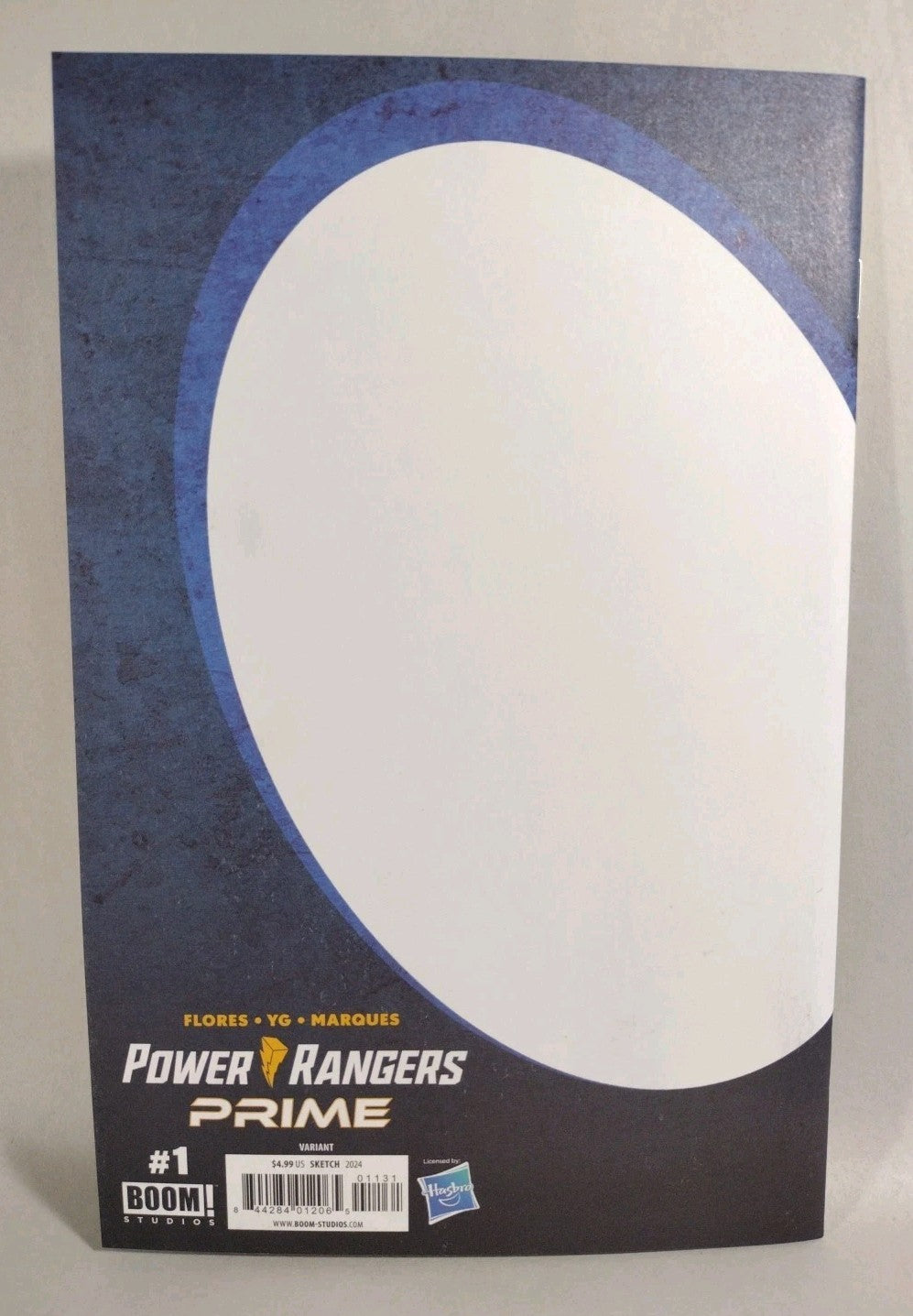 Power Rangers Prime 1 (2024) Boom Sketch Cover Comic W Original Dave Castr Art