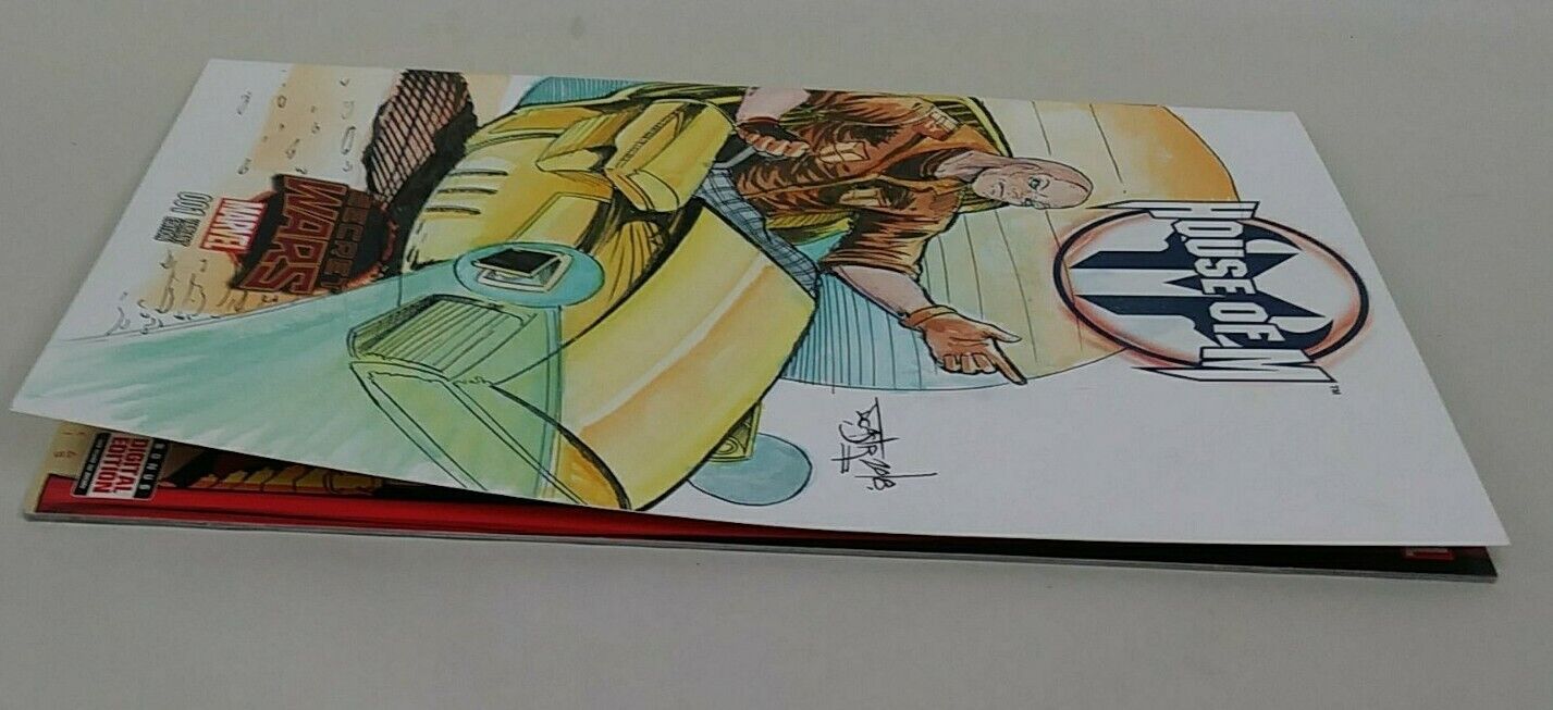 House of M: Secret Wars 2015 #1 Blank Cover Variant Comic W Original DCastr Art