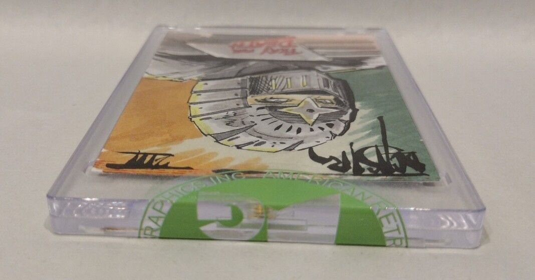 Pray For Death (2022) ARG Ninja Sketch Card w Original DCastr Art Sealed (NEW)