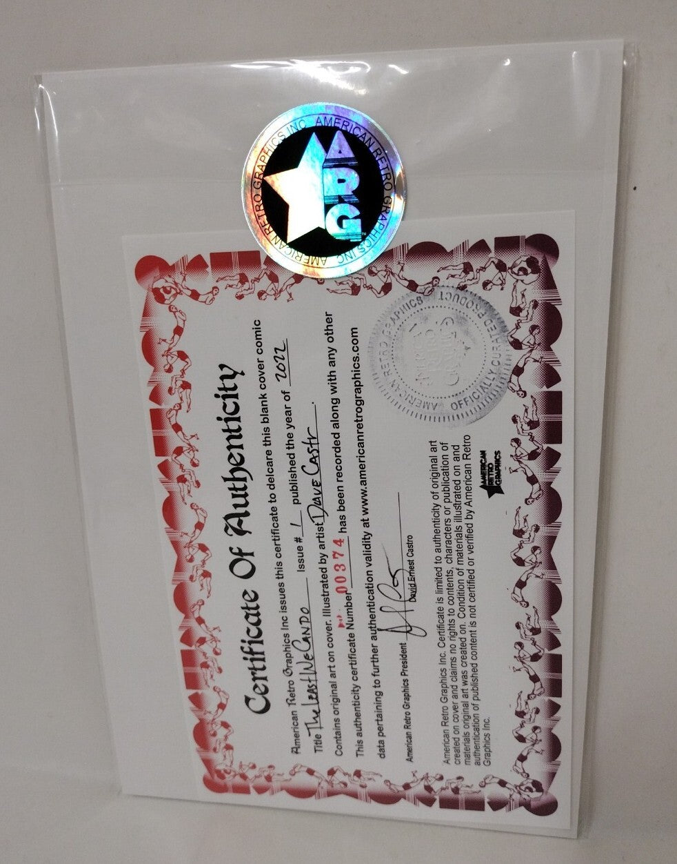 The Least We Can Do #1 (2022) Image Comic Sketch Cover w Original Dave Castr Art