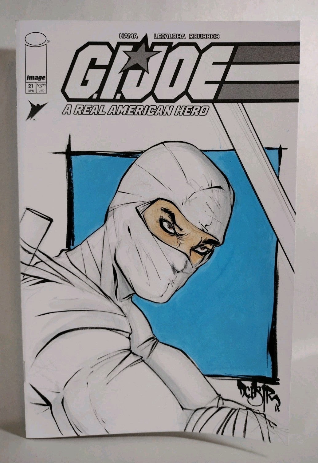 GI Joe #21 (2025) Image Sketch Cover Var Facsimile Comic W Original DCastr Art