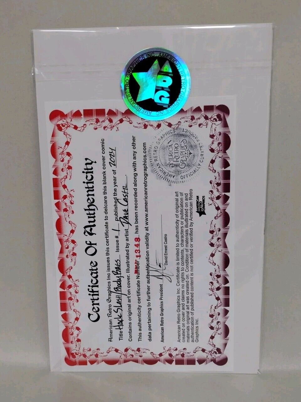 Hack Slash Body Bags #1 (2024) Sketch Cover Comic W Original Dave Castr Art