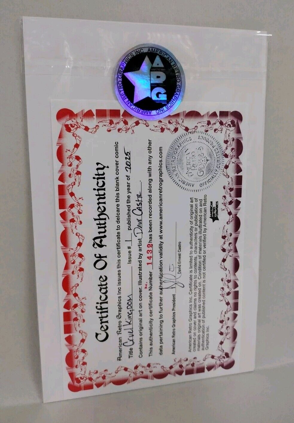 Cruel Kingdom #1 (2024) Oni EC Comic Sketch Cover Variant W Original DCastr Art