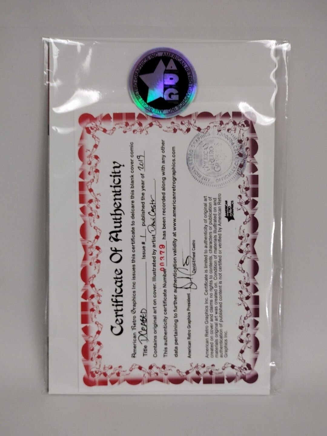 DCEASED #1 (of 6) (2019) Blank Sketch Cover W Original Art DCastr