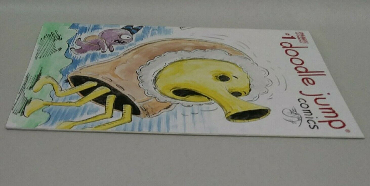 Doodle Jump Comics #1 (2014)Blank Cover Comic W Original Dave Castr Art ARG COA