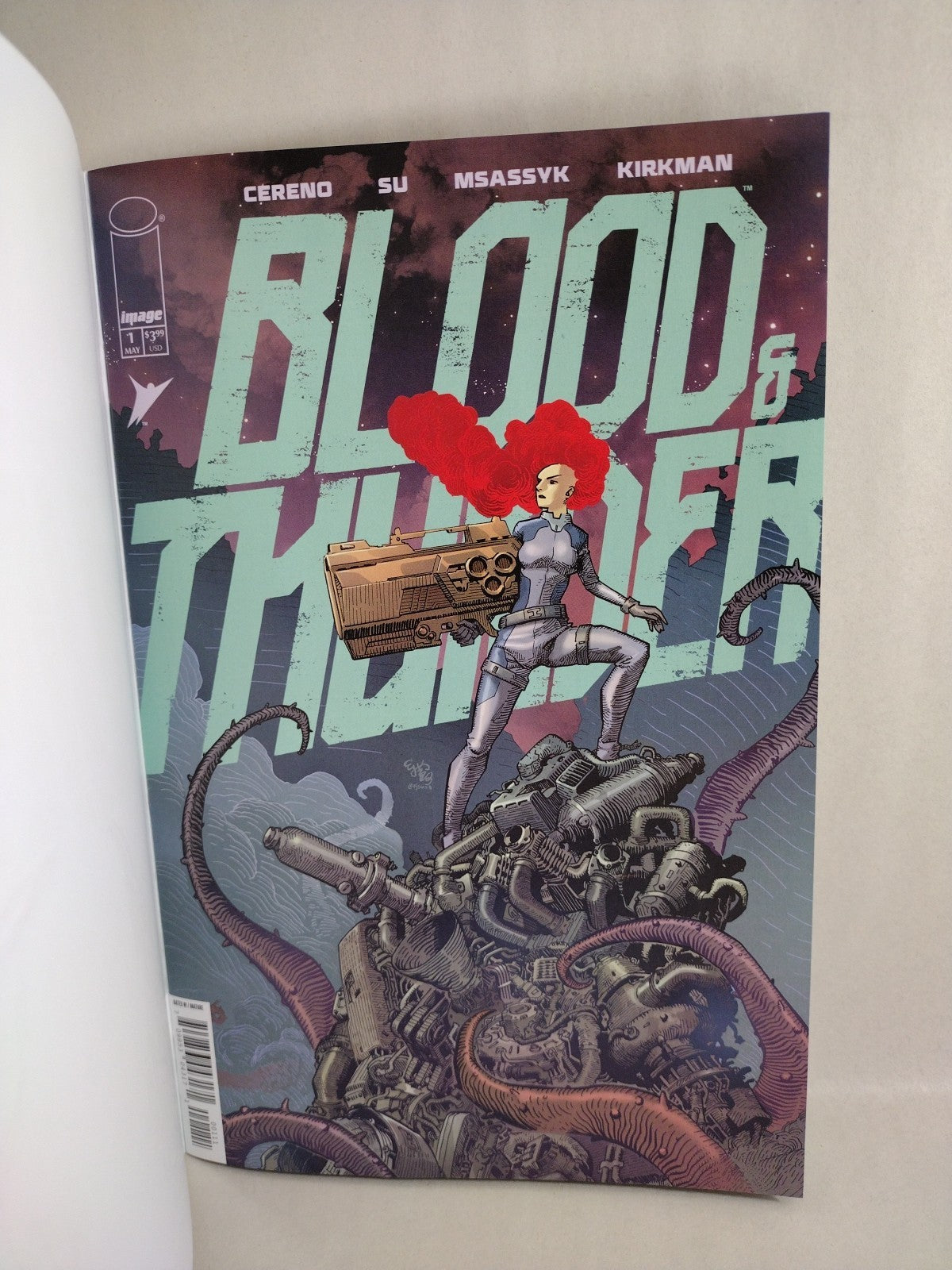 Blood & Thunder #1 (2025) Image Comic Sketch Cover Variant W Original DCastr Art