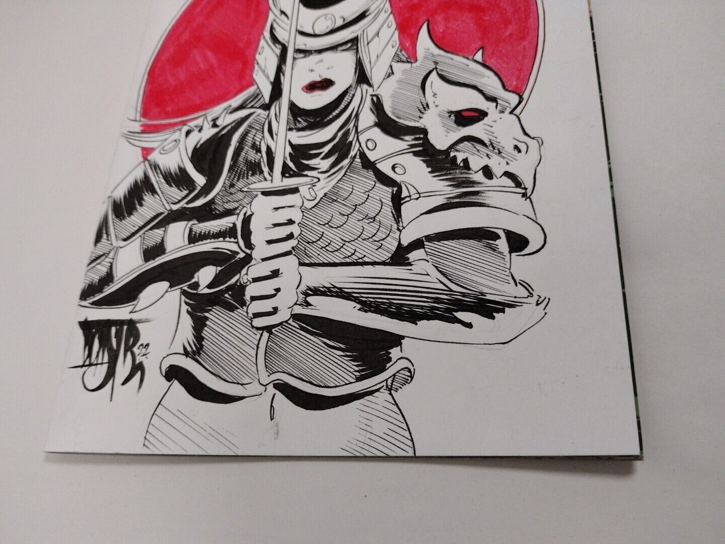 Samurai Sonja #1 (2022) Blank Cover Comic w Original SAMURAI SONJA Art Dcastr
