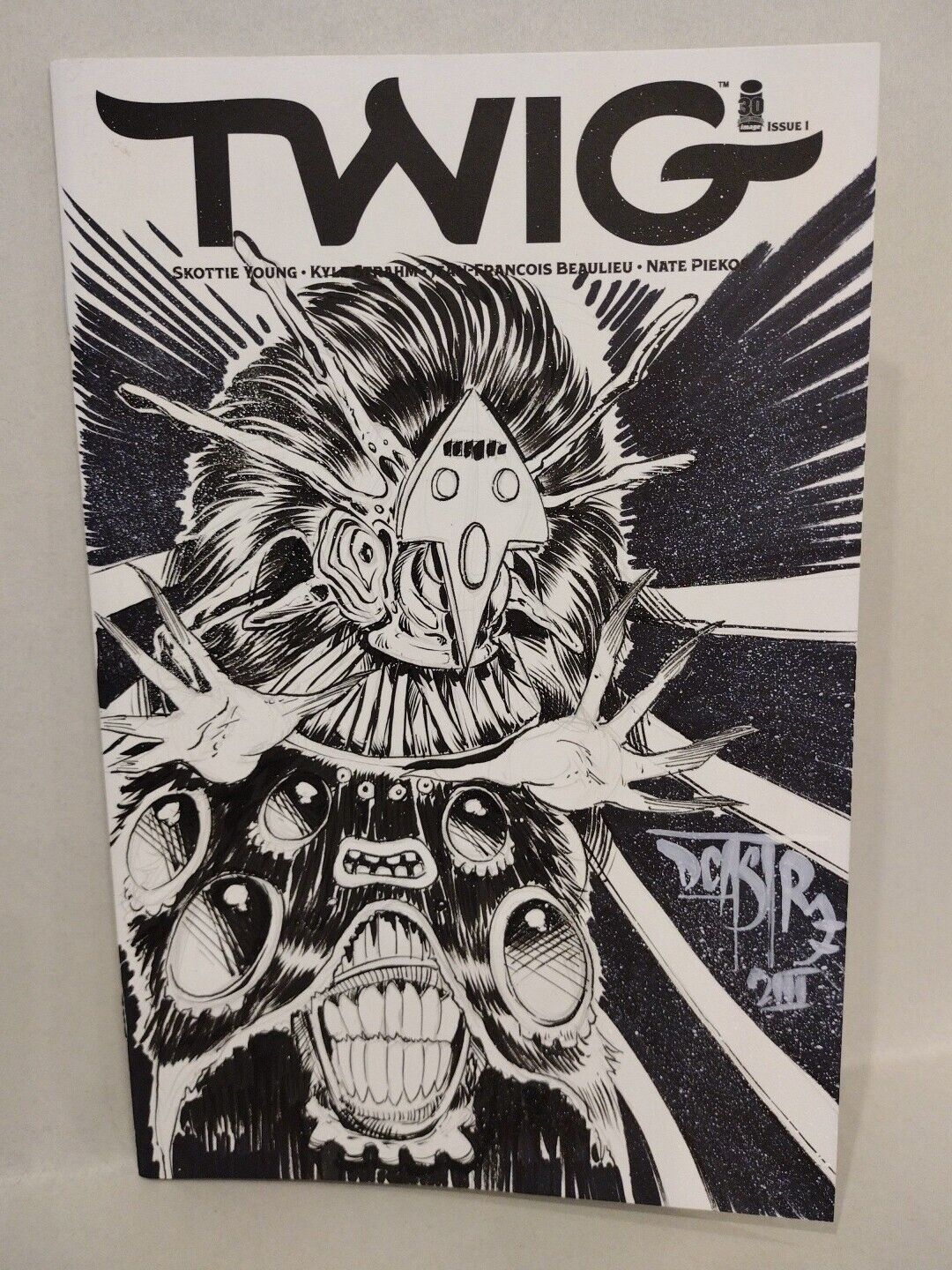TWIG #1 (2022) Image Comic Blank Sketch Cover Variant W Original Dave Castr Art