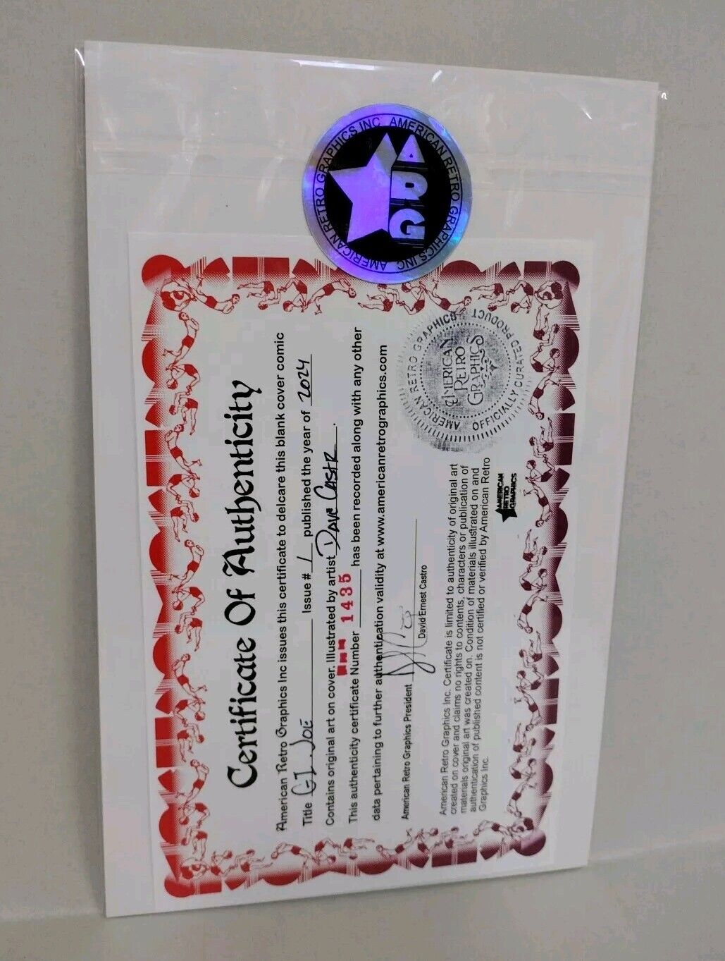 GI Joe 1 (2024) Image Sketch Cover Var Comic W Original DCastr Stormshadow Art