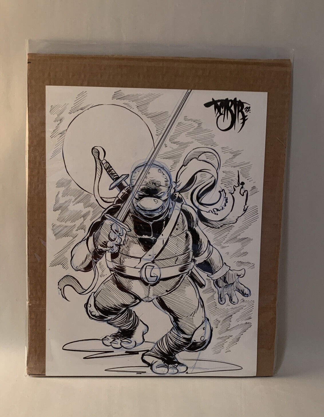 Dave Castr " Leo " 9x 12" Original Electric Bear Comic Art W ARG COA 62