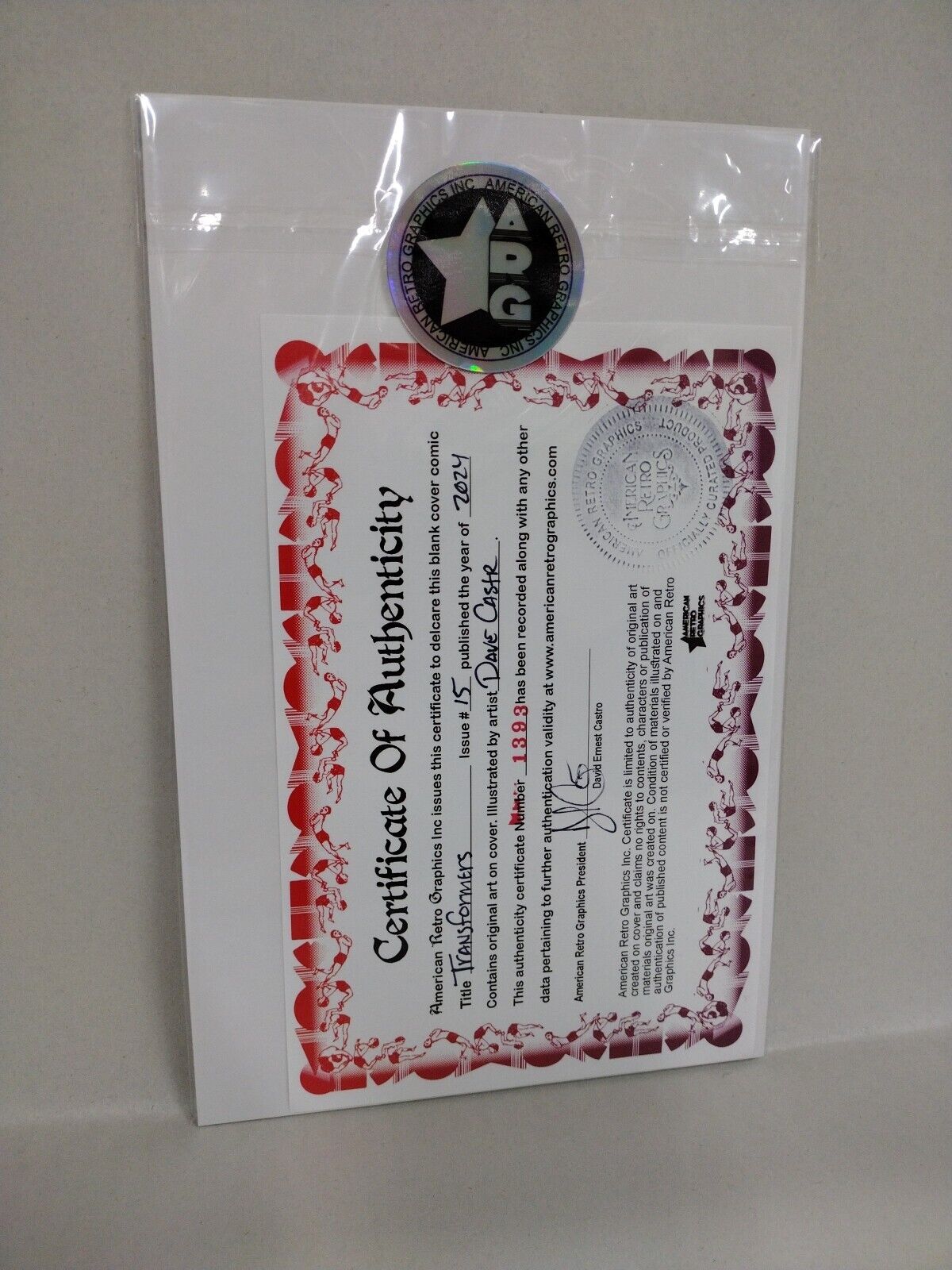 Transformers #15 (2024) Image Comic Sketch Variant Cover W Original DCastr Art