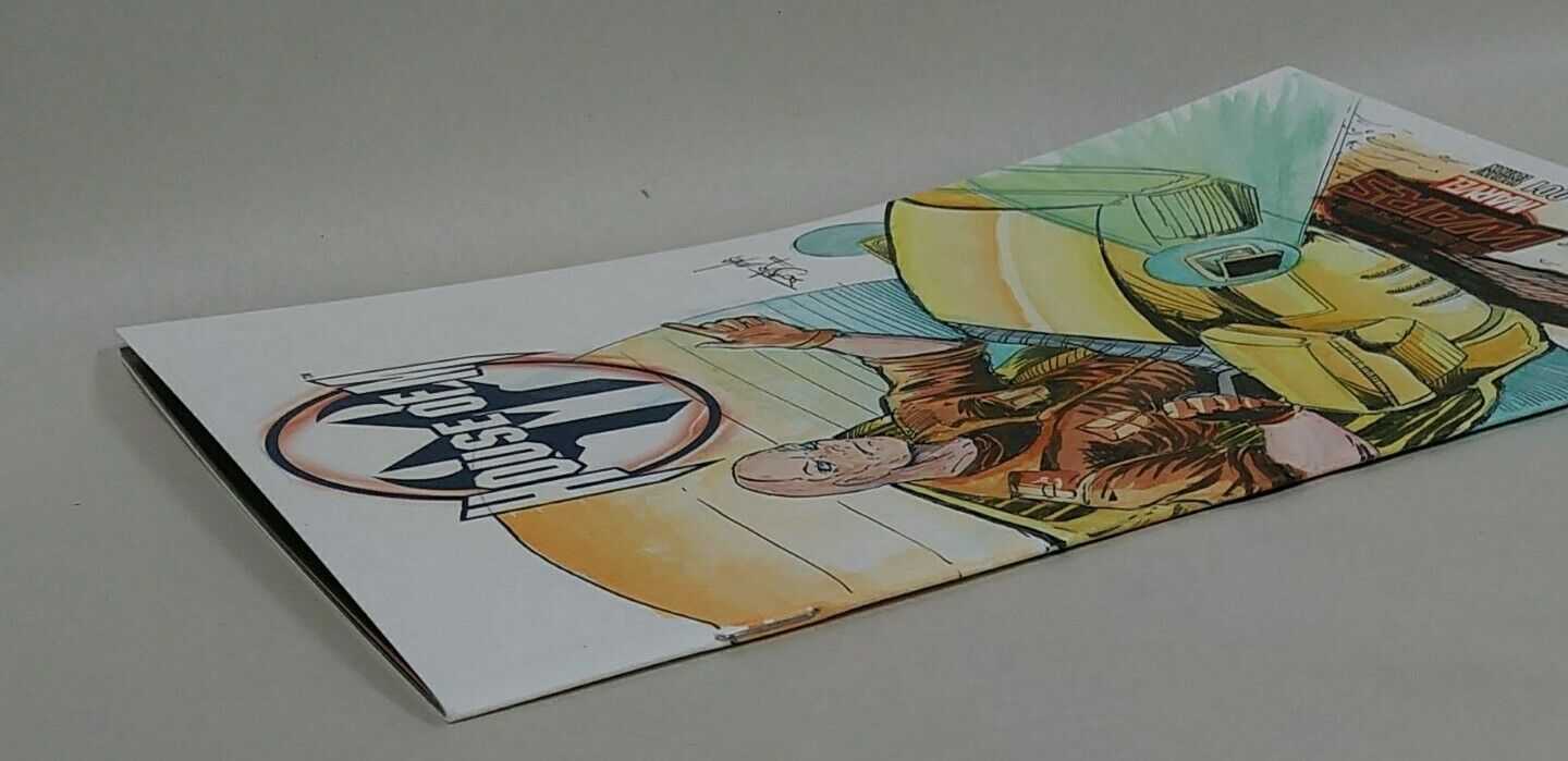House of M: Secret Wars 2015 #1 Blank Cover Variant Comic W Original DCastr Art
