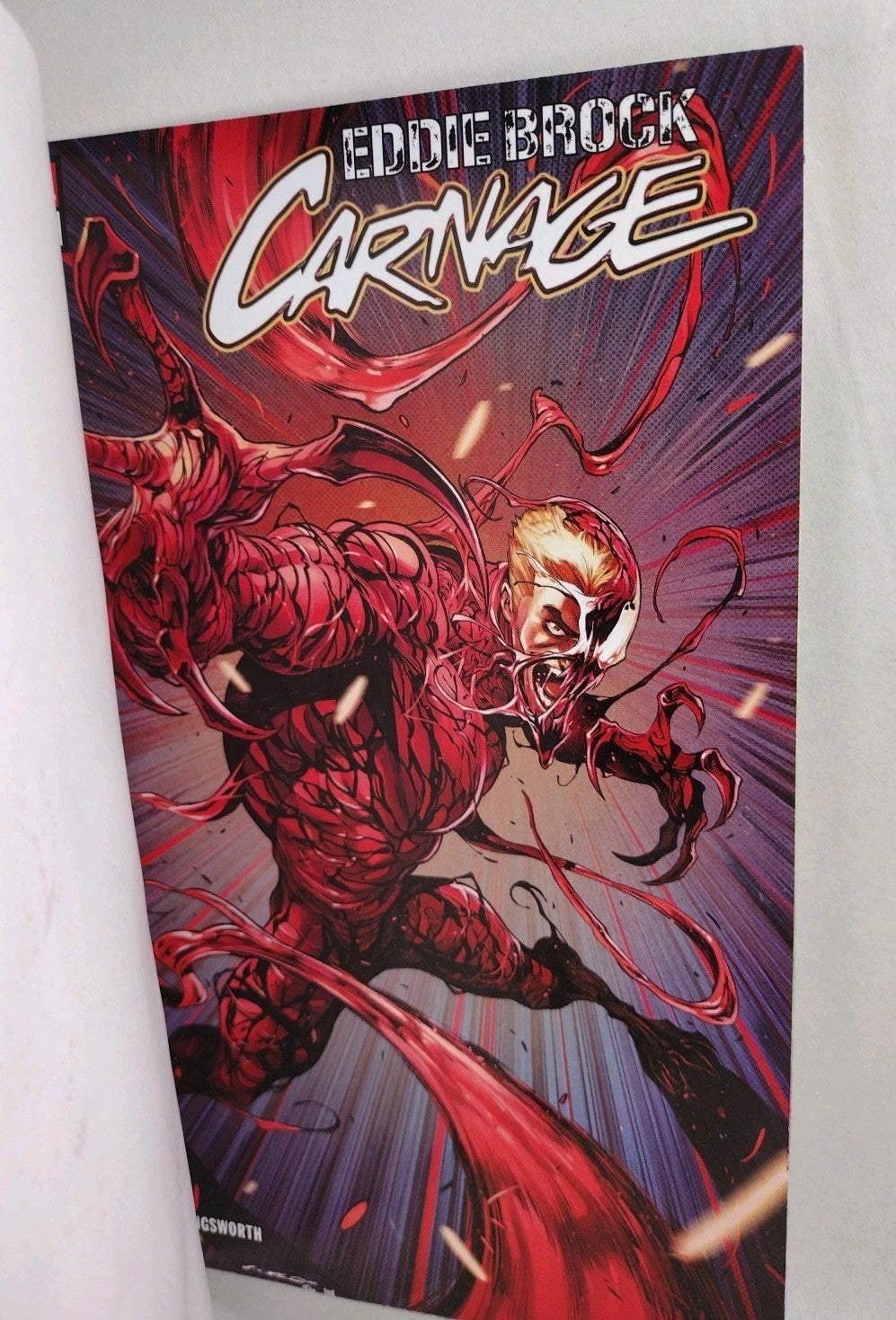 Eddie Brock Carnage #1 (2025) Marvel Sketch Cover Variant W Original DCastr Art