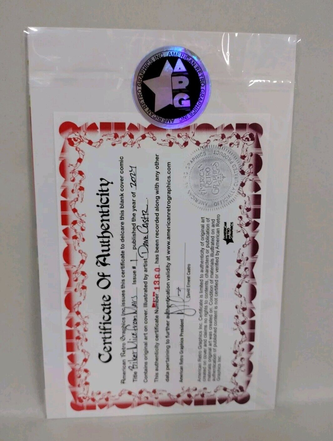 Biker Mice From Mars #1 (2024) Sketch Cover Variant Comic W Original DCastr Art