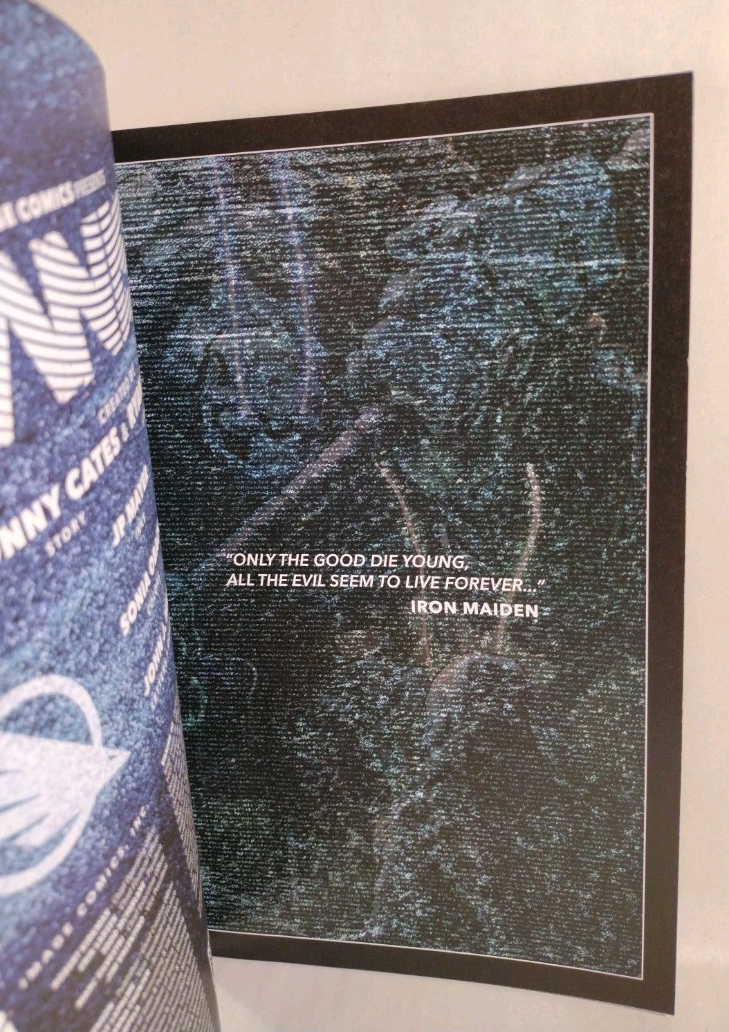 VANISH #4 (2022) Cates Stegman Image Comic Blank Cover w Original DCastr Art COA