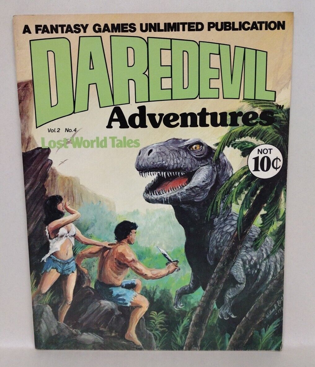 Daredevil Adventures Vol 2 #4 (1984) FGU RPG Magazine Lost World Tales