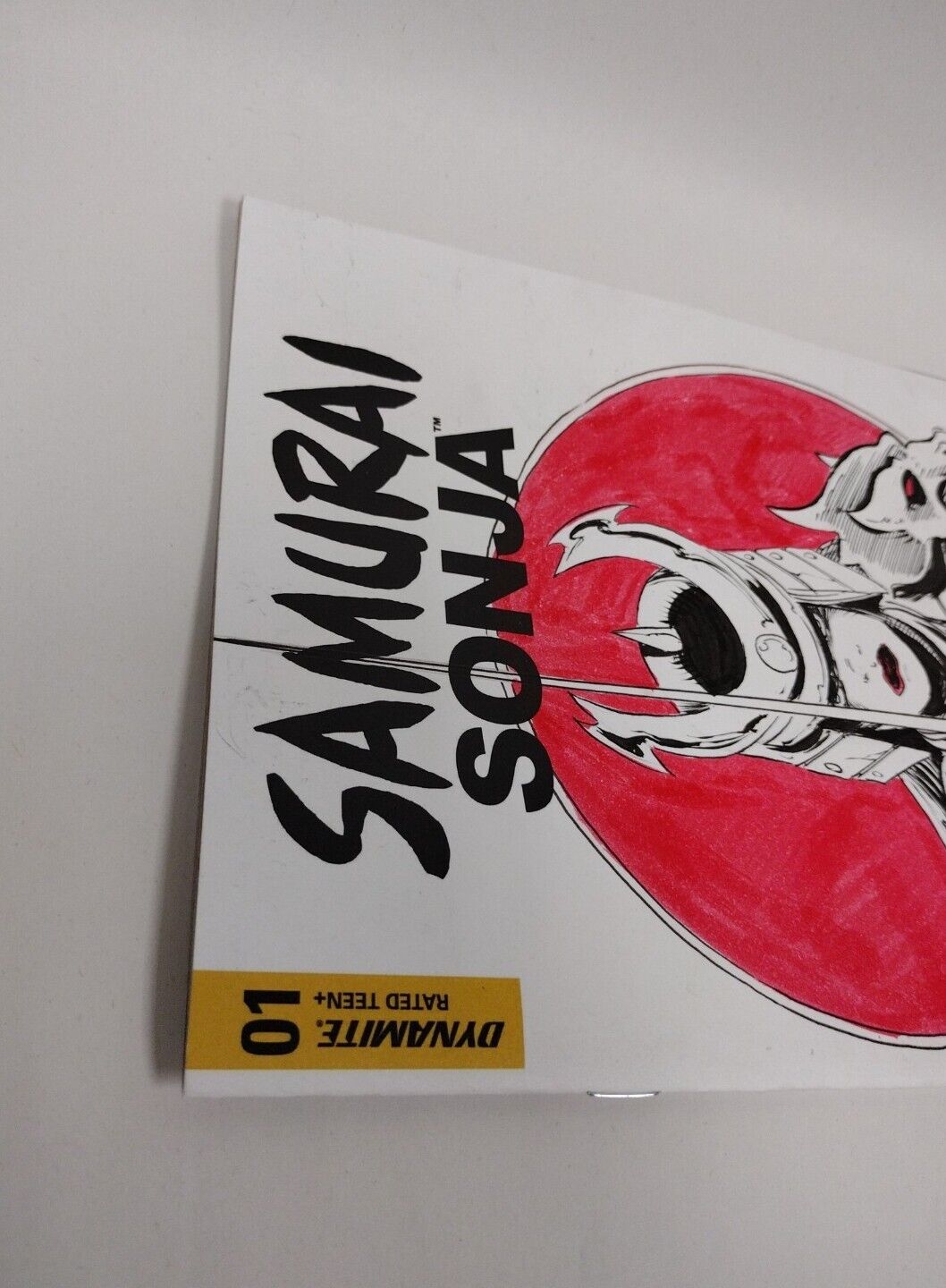 Samurai Sonja #1 (2022) Blank Cover Comic w Original SAMURAI SONJA Art Dcastr