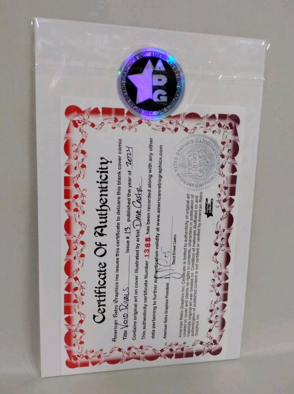 Void Rivals #13 (2024) Sketch Cover W Original DCastr