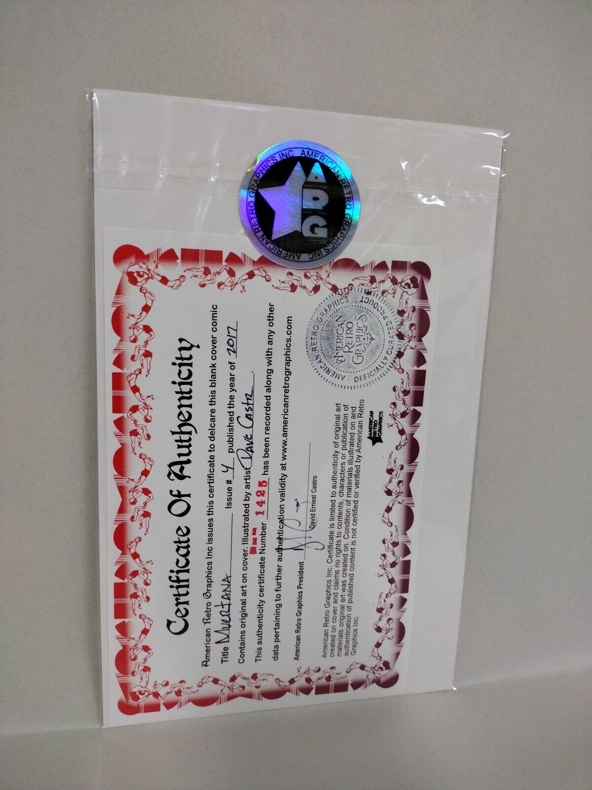 Muertana #4 (2017) Glenn Danzig-Verotik Sketch Cover W Original Dave Castr Art