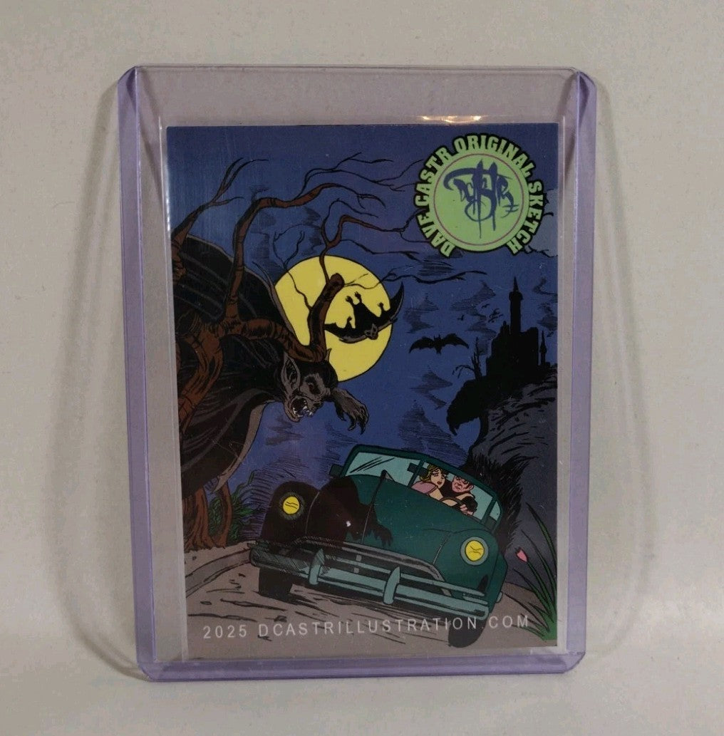 Dave Castr Crusin (2025) OAC Sketch Card W Original Invincible Mark Grayson Art
