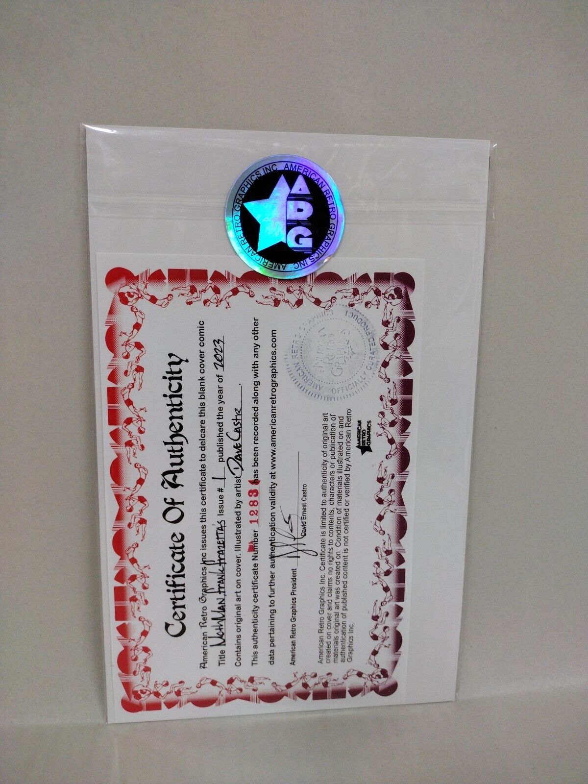 Mothman #1 (2023) Opus Comic Sketch Cover Variant W Original Dave Castr Art