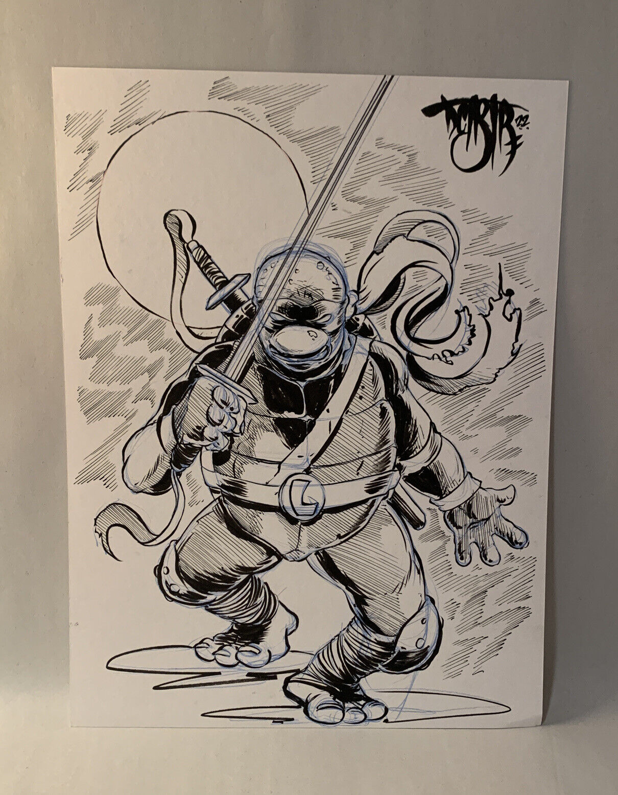 Dave Castr " Leo " 9x 12" Original Electric Bear Comic Art W ARG COA 62
