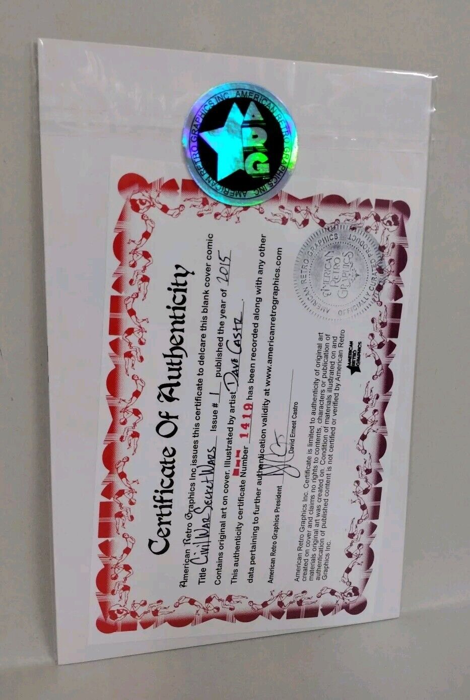 CIVIL WAR #1 (2015) Marvel Sketch Variant Comic W Original DCastr Psylocke Art