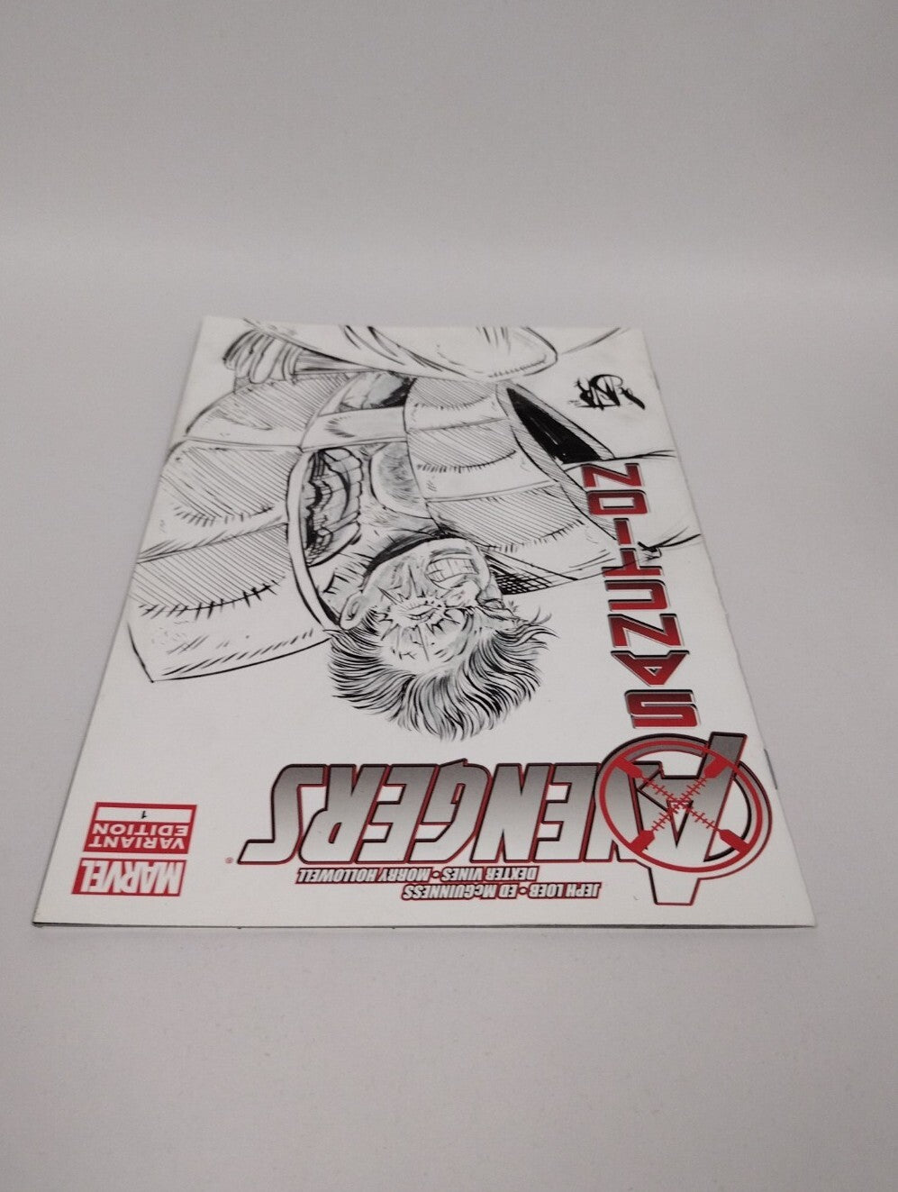 Avengers X-Sanction #1 Blank Cover Comic 2012 w Original CABLE Art DCastr