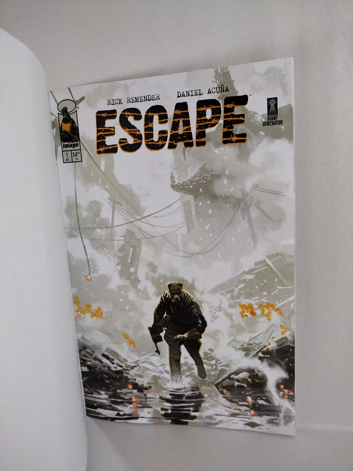 Escape 1 (2025) Image Comic Sketch Cover Variant W Original Dave Castr Billy Art