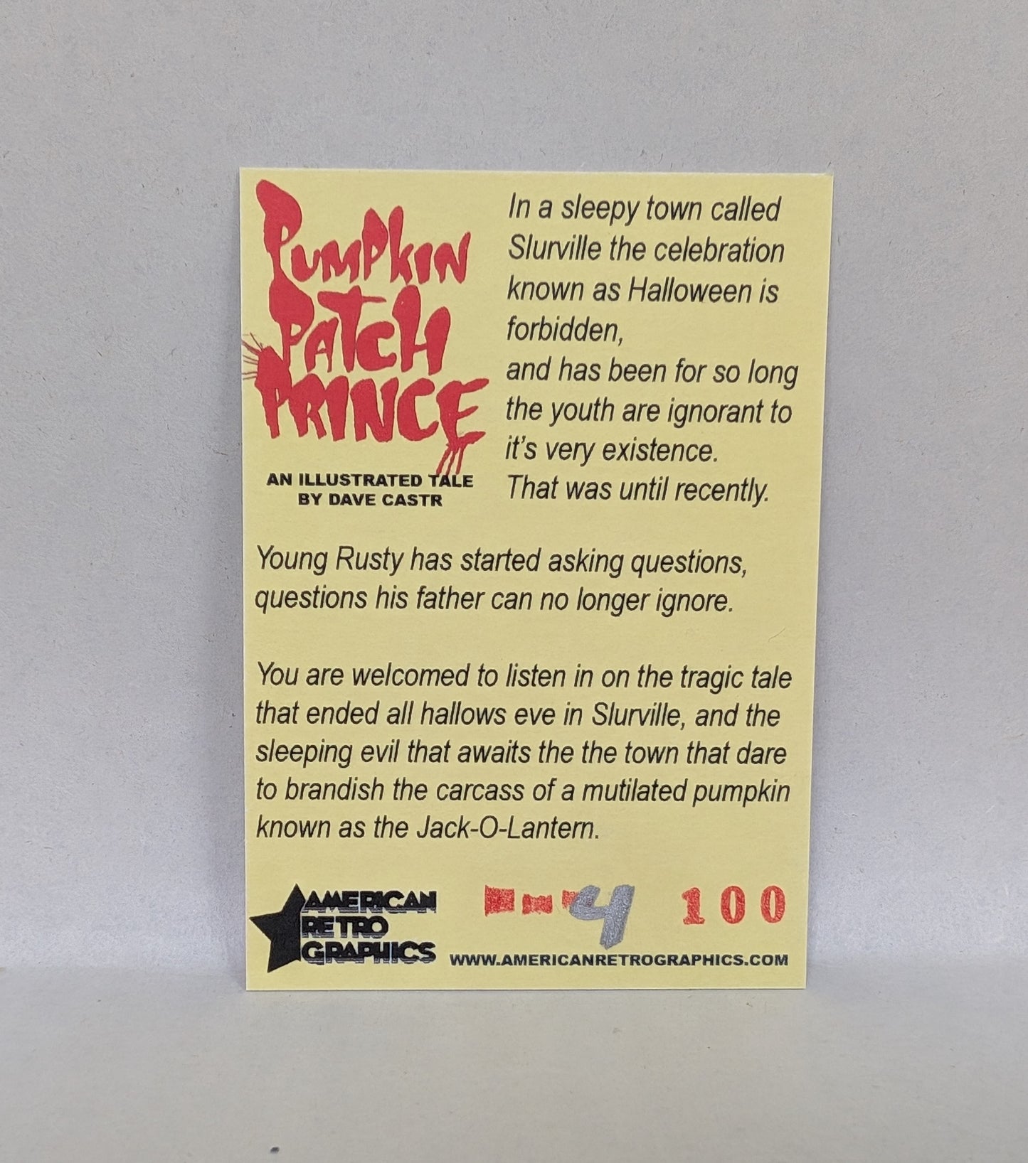 Pumpkin Patch Prince: An illustrated Tale Uncorrected Edition