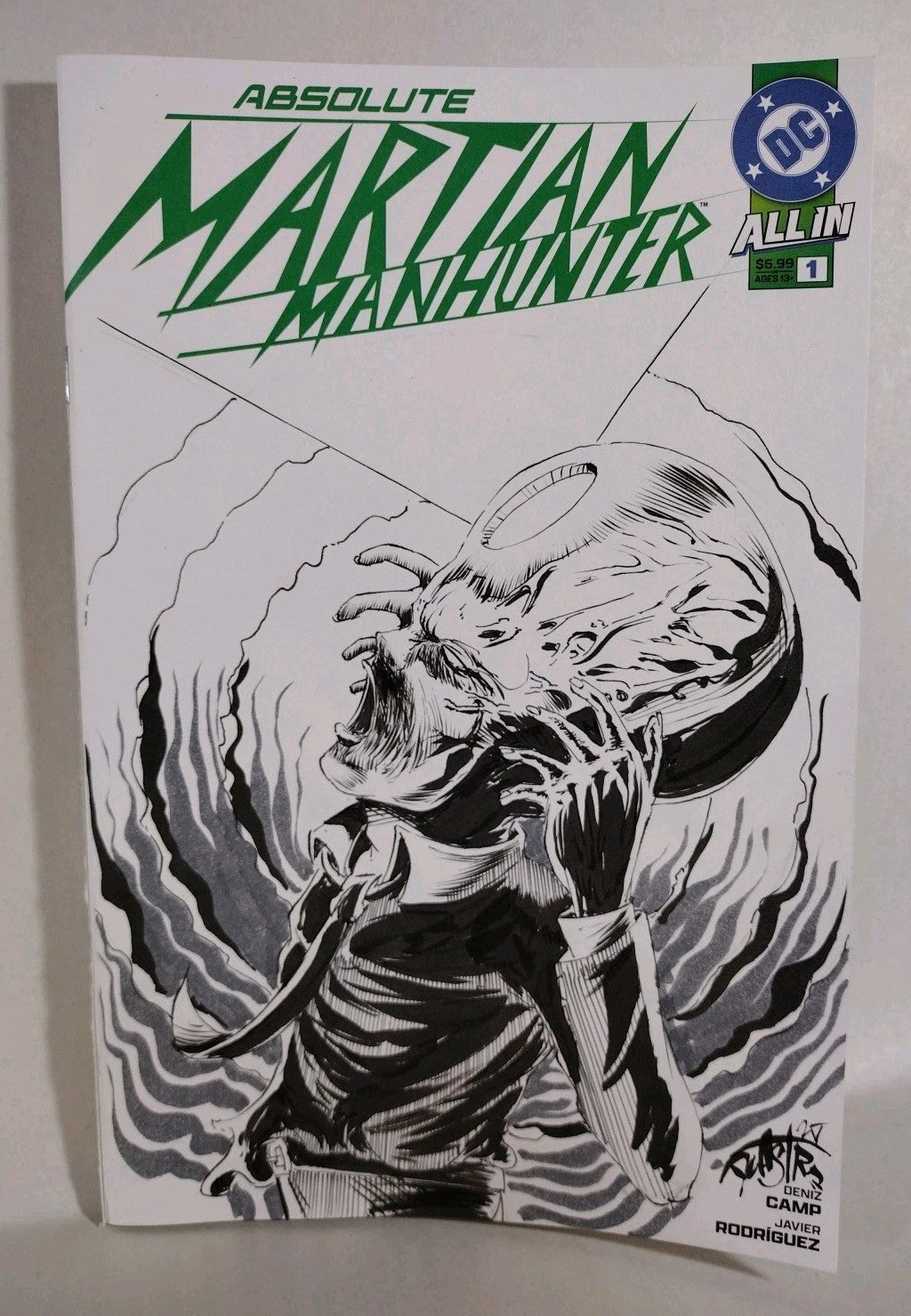 Absolute Martian Manhunter #1 (2025) DC Sketch Variant Cvr W Original DCastr Art