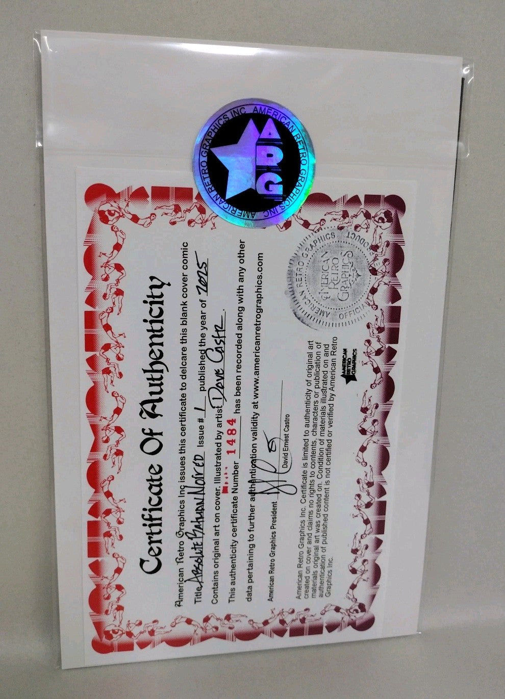 Absolute Batman Noir #1 DC Comic Sketch Variant Cover W Original Dave Castr Art