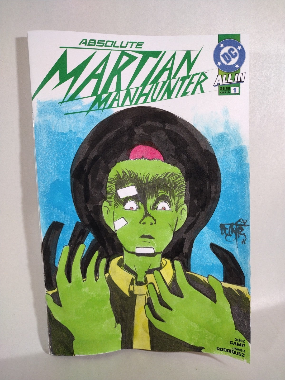 Absolute Martian Manhunter #1 (2025) DC Sketch Variant Cvr W Original DCastr Art