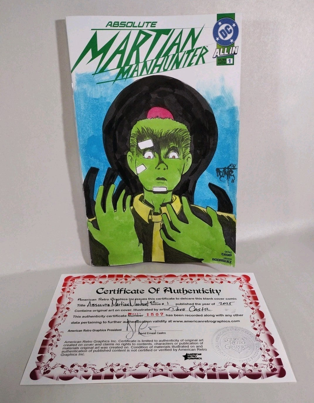 Absolute Martian Manhunter #1 (2025) DC Sketch Variant Cvr W Original DCastr Art