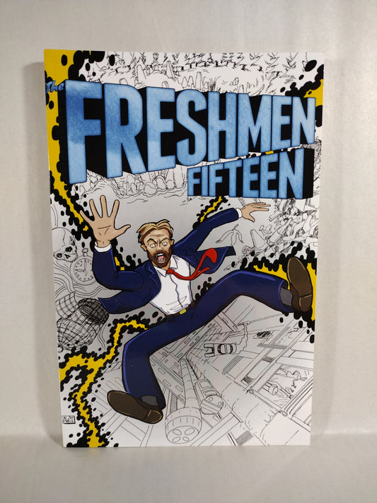 Freshmen Fifteenth (2012) Old College Comics TPB Early Dave Castr Interior Art