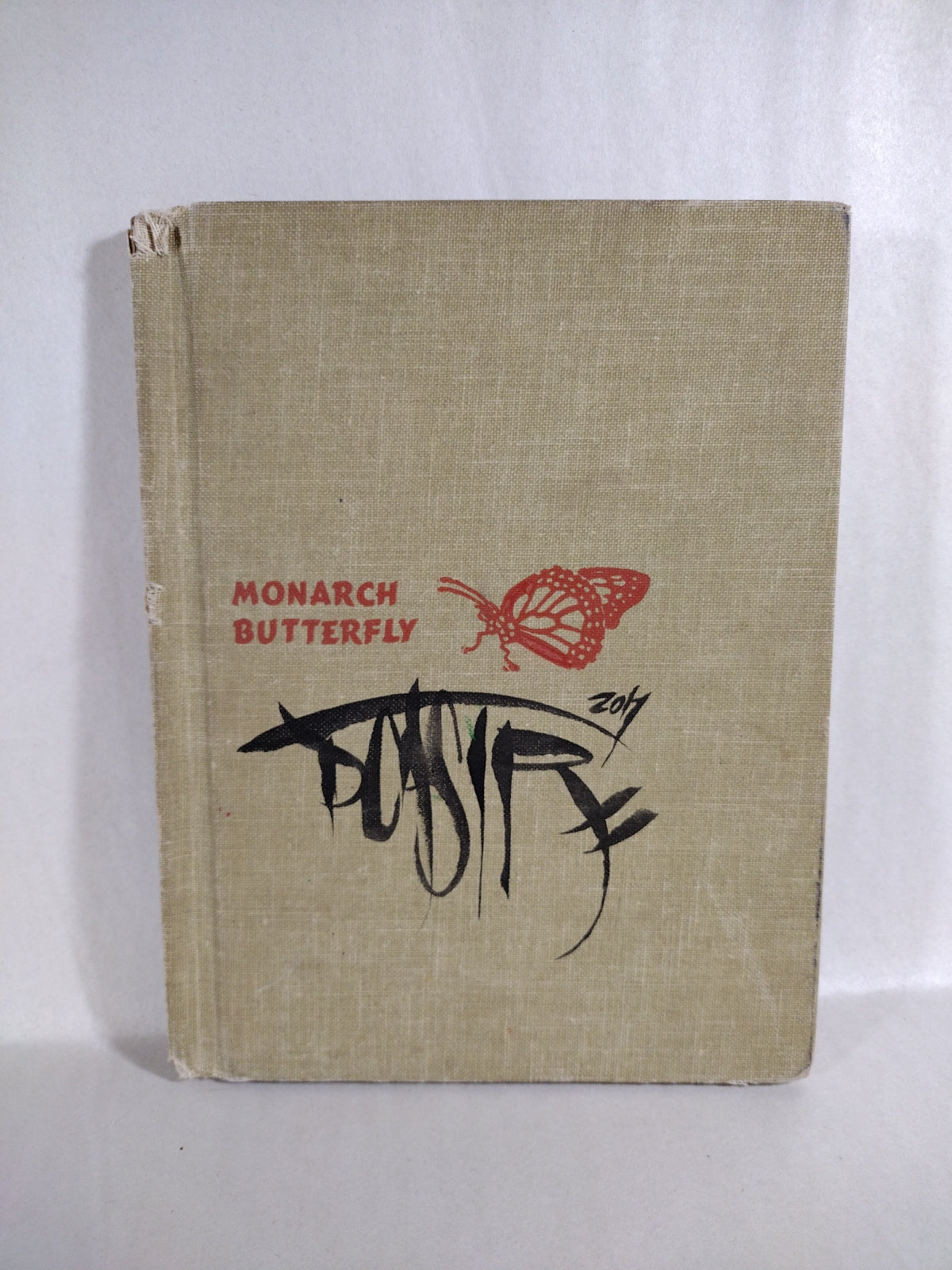 Monarch Butterfly 1960 Discarded Library Book W Original Dave Castr Color Art