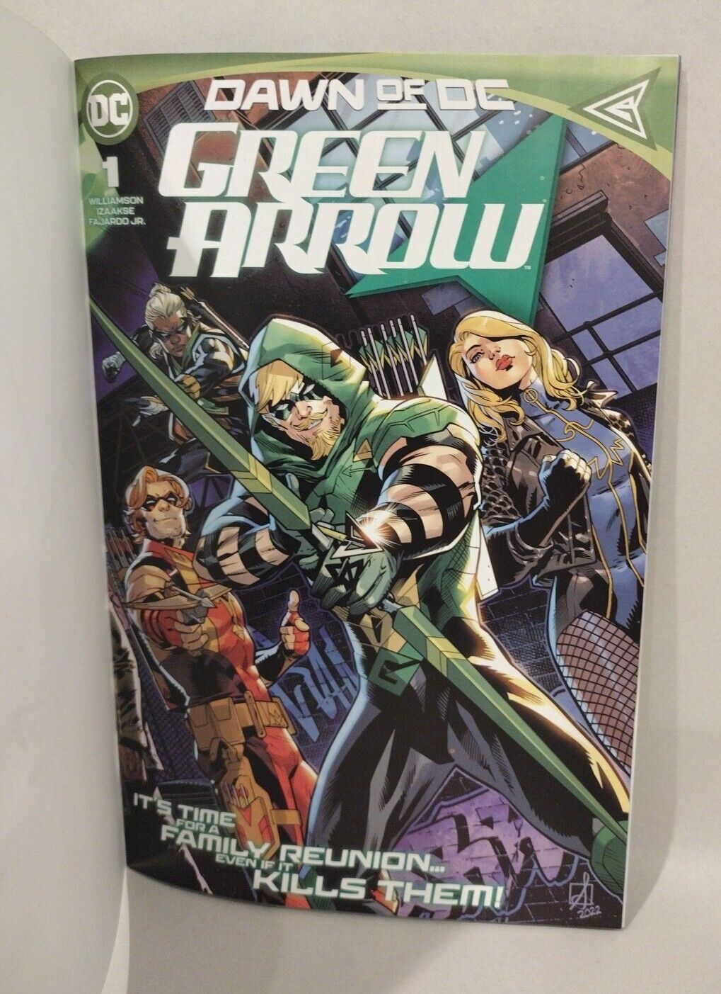 Green Arrow #1 (2023) Dawn Of DC Blank Cover Variant Comic W Original DCastr Art