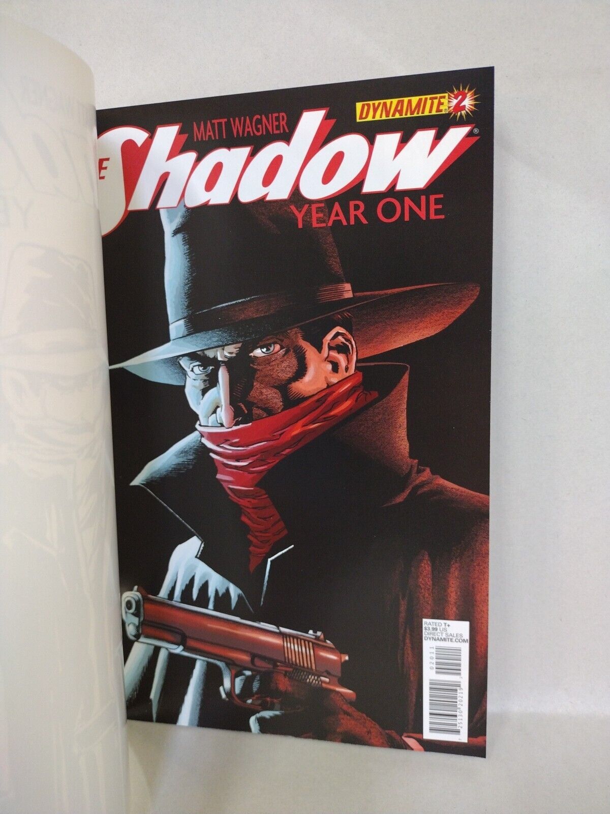 The Shadow Year One #2 (2013) Sketch Cover Variant W Original Dave Castr ARG Art