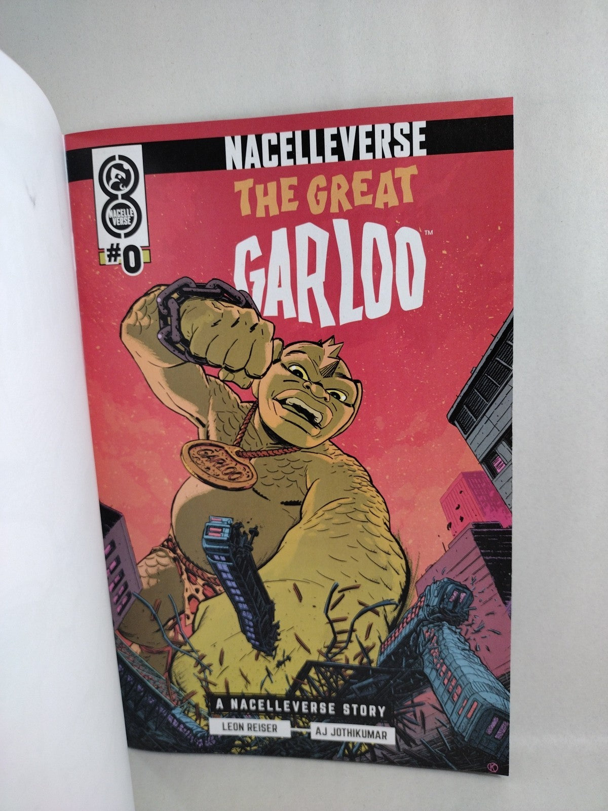 Great Garloo #0 Oni Nacelle Sketch Cover Variant Comic W Original DCastr Art 