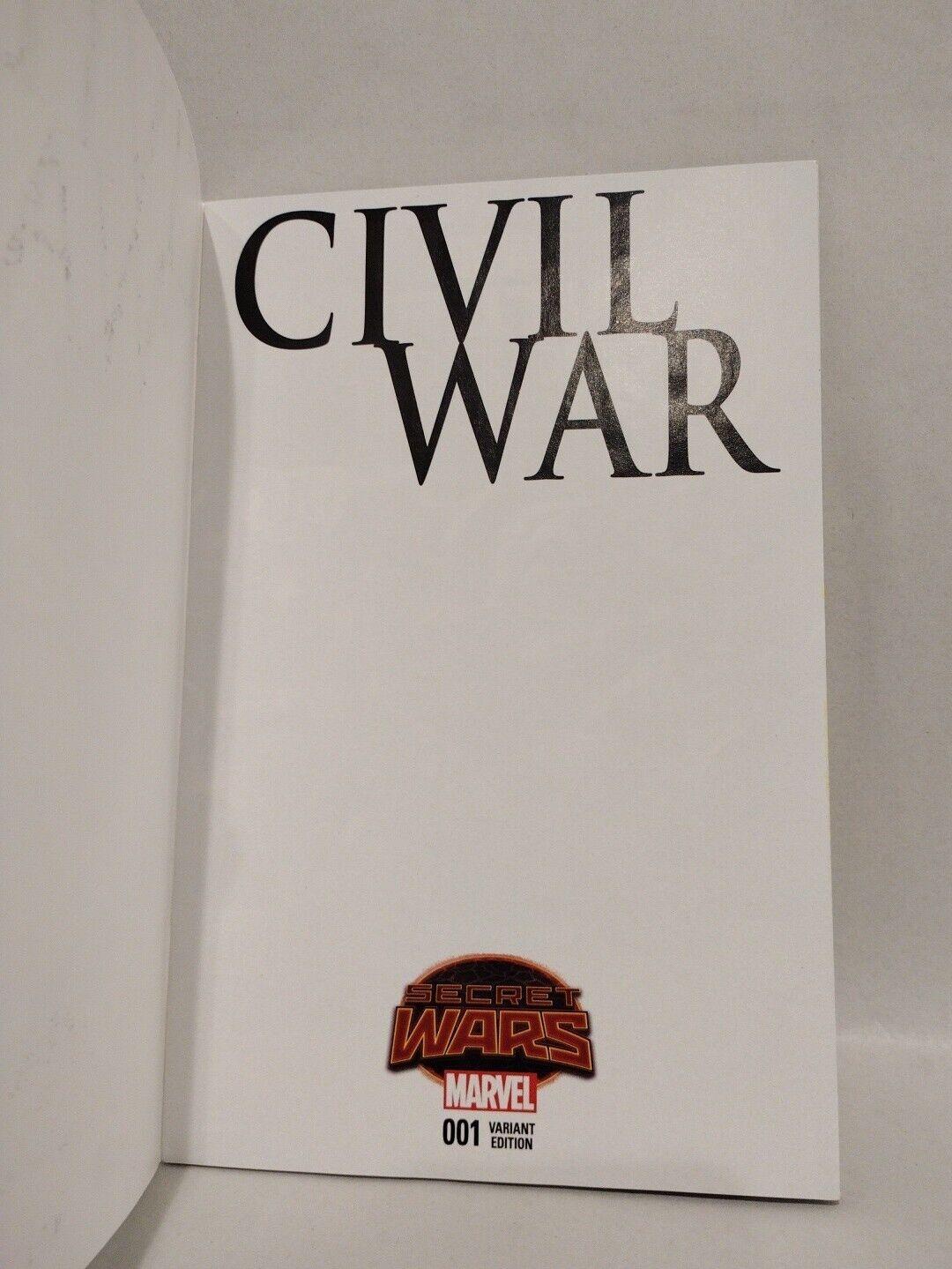 Secret Wars: Civil War #1 (2015) Blank Cover Variant W Original DCastr Nova Art