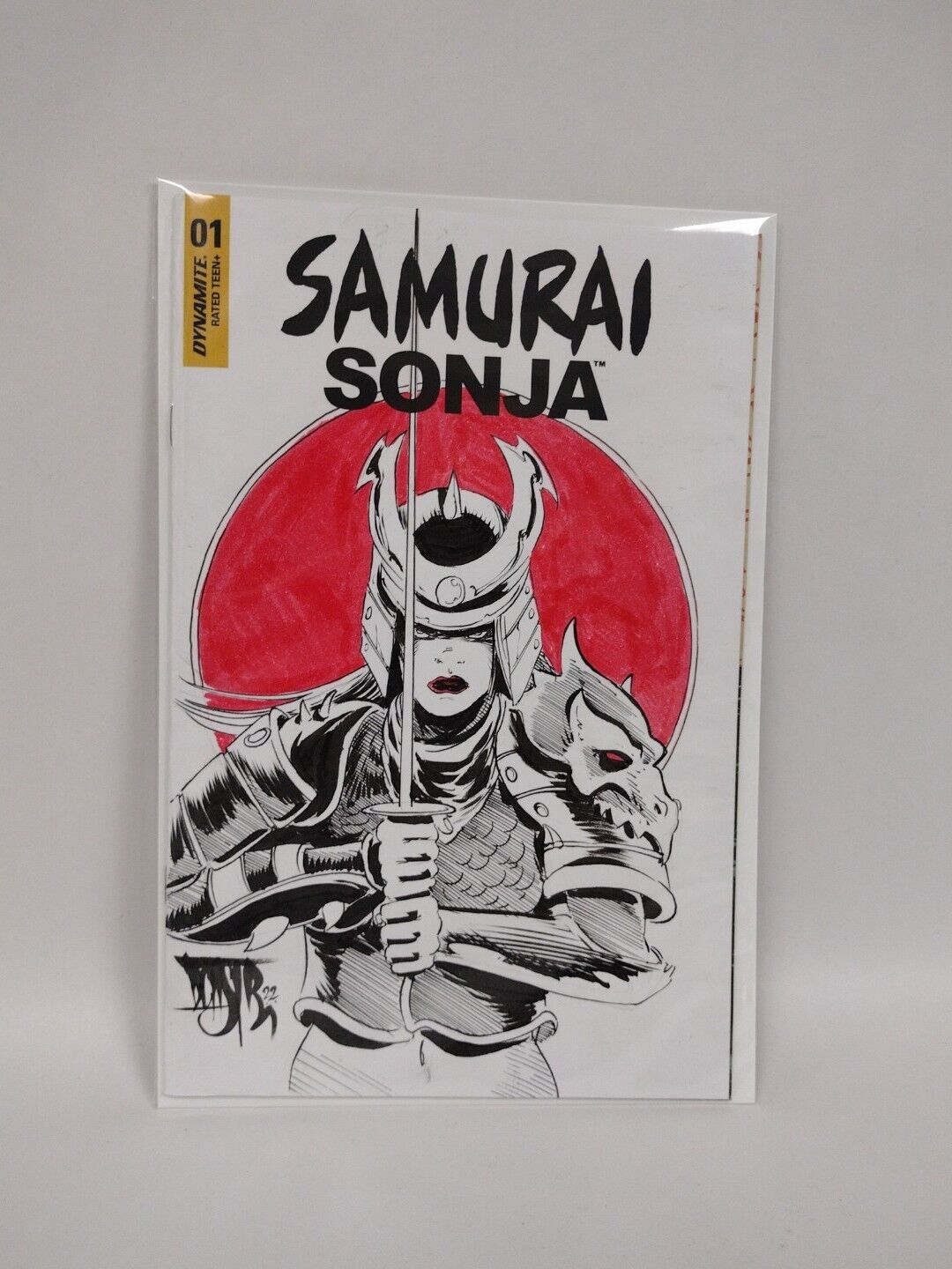 Samurai Sonja #1 (2022) Blank Cover Comic w Original SAMURAI SONJA Art Dcastr 