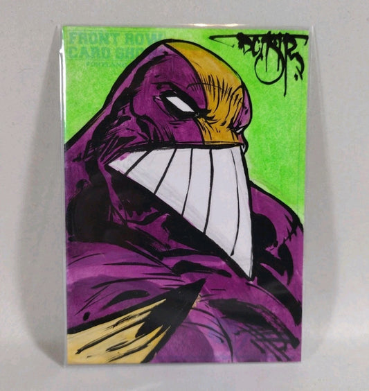DCastr (2025) Front Row Card Show Exclusive Sketch Card W Original The Maxx Art